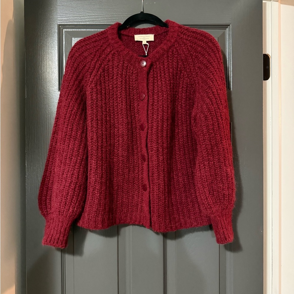 Sézane Emile Cardigan - Garnet - Small